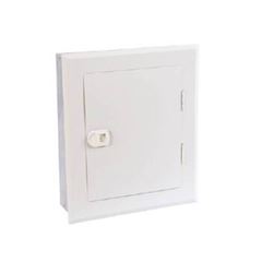 QUADRO DISTRIBUIÇÃO EMBUTIR COM BARRAMENTO 16 DISJUNTORES METAL BRANCO 100A CEMAR