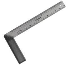 ESQUADRO COM CABO PVC 12' 30CM MOMFORT