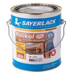 VERNIZ POLIKOL 3,6LT MOGNO BRILHANTE SAYERLACK