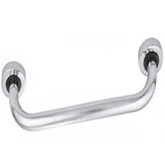 BARRA DE APOIO 40CM ALUMINIO NBR9050 HIDROLAR