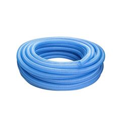 MANGUEIRA PARA PISCINA SILICONE 1.1/2 AZUL COM 30MT