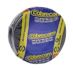 CABO FLEXIVEL 1KV 10.00MM PRETO HEPR COBRECOM COM 100MT