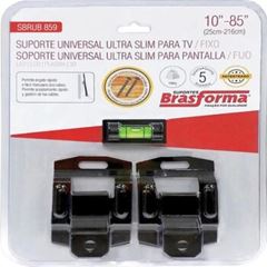 SUPORTE PARA TV UNIVERSAL ULTRA SLIM FIXO 10-85 BRASFORMA