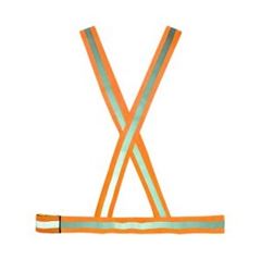 COLETE REFLETIVO LARANJA TIPO X PLASTCOR