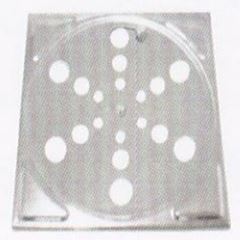 GRELHA QUADRADO INOX 100MM ROTATIVO 19110 LEAO