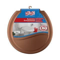 ASSENTO SANITARIO COM TAMPA ENVOLVENTE OCRE HERC