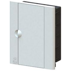 QUADRO DISTRIBUIÇÃO EMBUTIR SEM BARRAMENTO 06/08 DISJUNTOR PRETO/BRANCO TAF