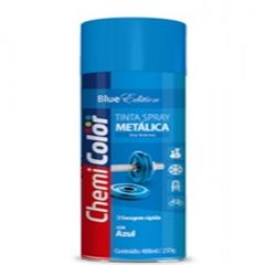 TINTA SPRAY METALICO AZUL 400ML CHEMICOLOR
