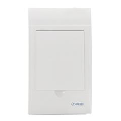 QUADRO DISTRIBUIÇÃO EMBUTIR SEM BARRAMENTO 04 DISJUNTORES LISO SOPRANO