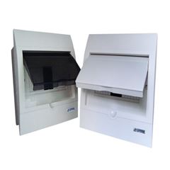 QUADRO DISTRIBUIÇÃO EMBUTIR SEM BARRAMENTO 08 DISJUNTORES LISO SOPRANO
