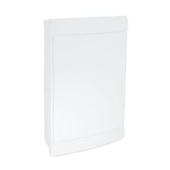 QUADRO DISTRIBUIÇÃO EMBUTIR SEM BARRAMENTO 24 DISJUNTORES LISO SOPRANO