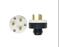 PINO EXTERNO POLARIZADO PORCELANA 20A 3POLOS DECORLUX