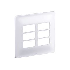 PIAL ZEFFIA PLACA 3+3 POSTO SEPARADO 4X4 BRANCO