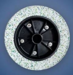 PNEU+RODA PARA CARRO DE MAO 3,25X8 1' 26MM FORT