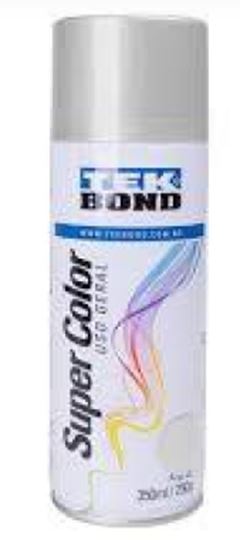TINTA SPRAY METALICO PRATA 350ML TEKBOND