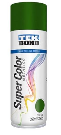TINTA SPRAY METALICO VERDE 350ML TEKBOND