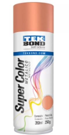 TINTA SPRAY METALICO COBRE ROSE 350ML TEKBOND