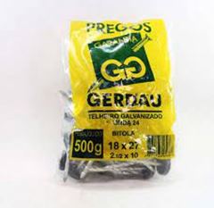 PREGO TELHEIRO 2.1/2X10 COM 500GR GERDAU