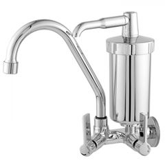 TORNEIRA METAL COZINHA PAREDE 2172 COM FILTRO C17 LEAO