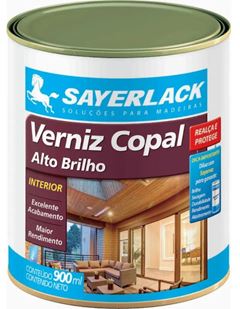 VERNIZ COPAL 900ML ALTO BRILHO INTERNO SAYERLACK