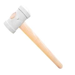 MARRETA DE BORRACHA 80MM BRANCO THOMPSON