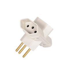 PINO 3 SAIDA T 2P+T BRANCO 10A 12270 COM 10 ILUMI