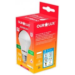 LAMPADA 15W BULBO LED BRANCO BIVOLT 6500K OUROLUX