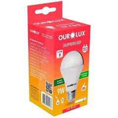 LAMPADA 4,7W BULBO LED OURO BIV 6500K OUROLUX