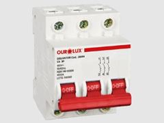 DISJUNTOR TRIPOLAR C 16A DIN OUROLUX