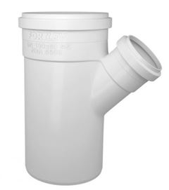 JUNCAO SIMPLES REDUÇÃO ESGOTO 75X50MM FORTLEV