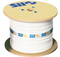 CABO FLEXIVEL 02.50MM BRANCO COM 1200 METROS SIL