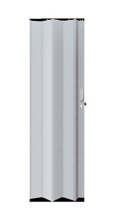 PORTA SANFONADA 70CM CINZA COM  KIT FORTLEV