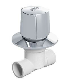 REGISTRO PRESSAO PVC SOLDAVEL 20MM CROMADO C/CANOPLA FACILITA HERC