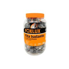 FITA ISOLANTE 19X20M PRETA FOXLUX C/25 UN