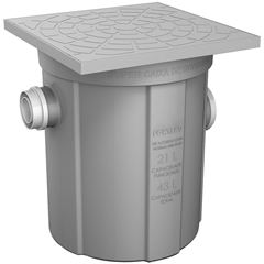 CAIXA GORDURA COM CESTO TAMPA 300MM FORTLEV