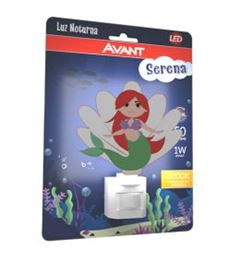 LUZ NOTURNA LED SERENA 1W 3000K AVANT