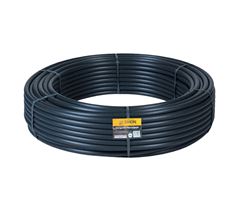 MANGUEIRA PRETA PARA IRRIGAÇÃO LISA REFORÇADA 3/4'X1.5 COM 100M DHON