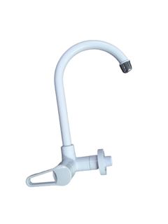 TORNEIRA ABS COZINHA PAREDE  BICA MÓVEL BRANCO QUARTZO HERC