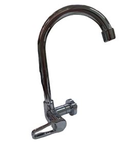 TORNEIRA ABS COZINHA PAREDE BICA MÓVEL CROMADO QUARTZO HERC