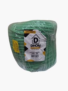 CORDA TRANÇADA POLIÉSTER 14MM VERDE ROLO COM 85 METROS FORCE
