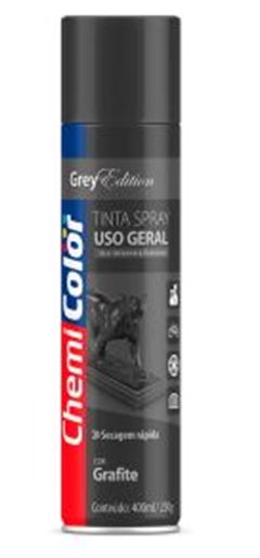 TINTA SPRAY USO GERAL GRAFITE 400ML CHEMICOLOR