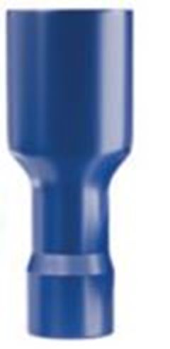 TERMINAL FÊMEA ISOLADO 2,5MM AZUL COM 20 UNIDADES SFOR
