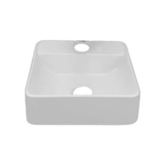 CUBA SOBREPOR QUADRADA MADRID 31X31CM BRANCA BELLA PIA