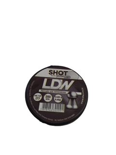 CHUMBINHO PARA CARABINA DE PRESSÃO SHOT MINI 4,5MM COM 200 UNIDADES LDW