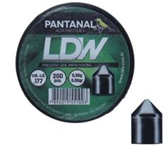 CHUMBINHO PARA CARABINA DE PRESSÃO PANTANAL MINI 4,5MM COM 200 UNIDADES LDW