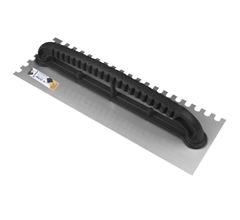 DESEMPENADEIRA AÇO DENTADA 37X12CM CABO PLÁSTICO DHON