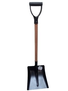 PÁ QUADRADA COM CABO PLÁSTICO 70CM Y DHON