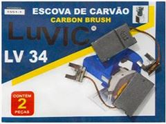 ESCOVA DE CARVÃO LV34  LUVIC