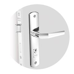 FECHADURA ICAROWAY RETA EXTERNA CROMADA SOPRANO