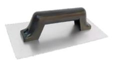 DESEMPENADEIRA AÇO LISA COM CABO PLASTICO 12X24 THOMPSON